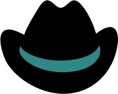 Clip Arts Related To - Black Cowboy Hat Clipart (408x340), Png Download