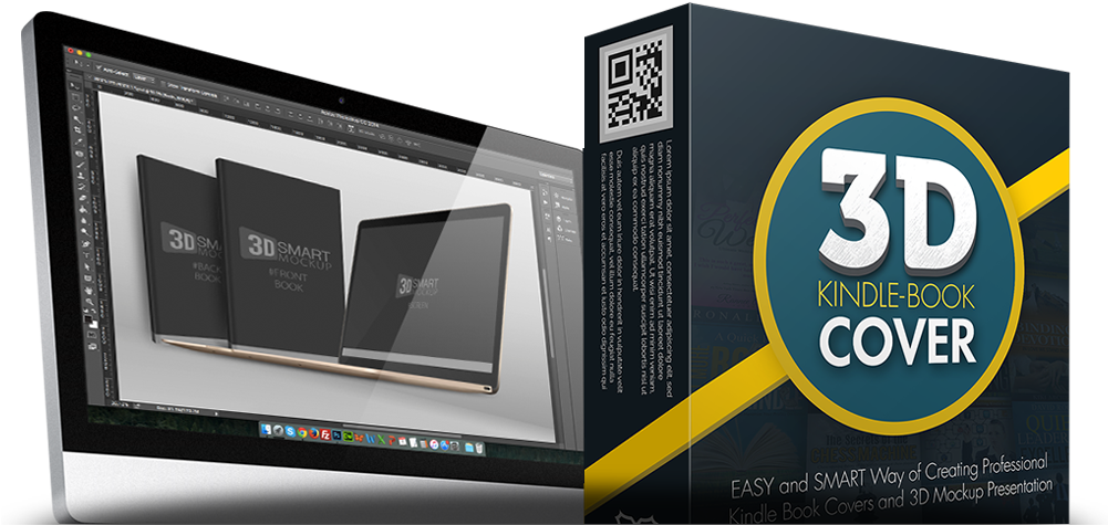 It's Professionally Designed To Make Your Kindle-book - 3d Kindle Ebook Cover (1000x492), Png Download