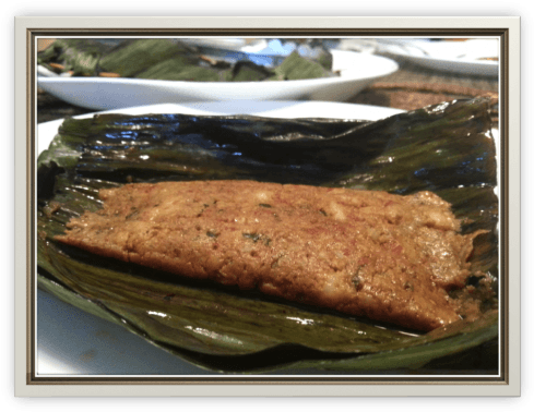 Prawn Otah In Banana Leaves - Theasianparent (500x389), Png Download