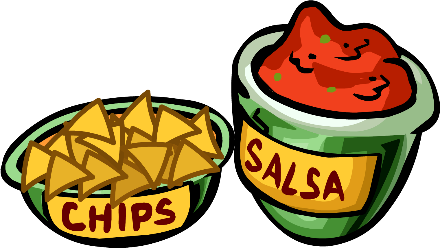 Salsa And Chips - Chips And Dip Clipart (1520x960), Png Download
