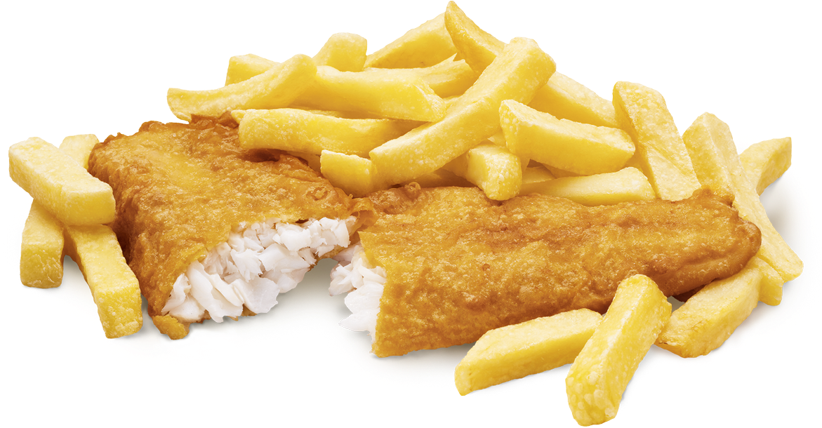 Cod & Chips - Fish And Chips Png (1200x1200), Png Download