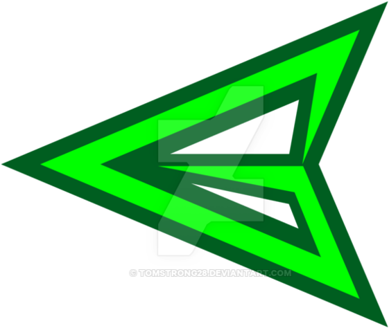 Green Arrow Logo By Tomstrong28 On Deviant - Green Arrow Logo Png (1008x792), Png Download