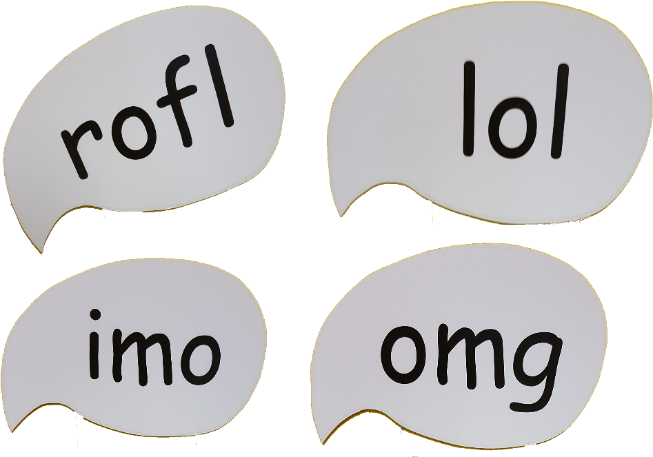 Text Bubbles Work Well With Out Cell Phones, Or Social - Label (958x662), Png Download