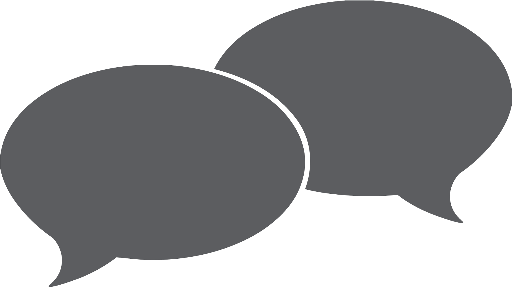 Text-bubbles - Talk Bubbles Overlapping (1875x1875), Png Download