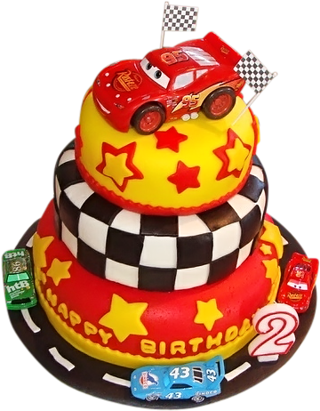 Cake Ideas For Boys - Disney Cars Cake Png (736x552), Png Download
