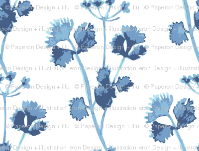 Blue Herb Cilantro - Camomile (400x305), Png Download