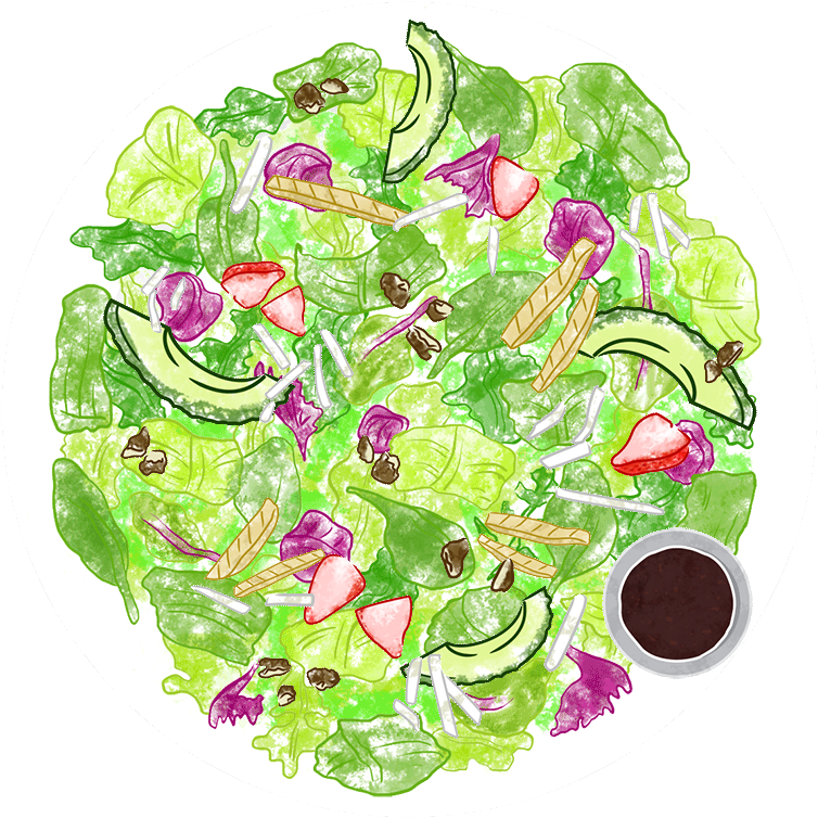 Vote For Alicia's Strawberry Fields Summer Salad - Illustration (770x770), Png Download