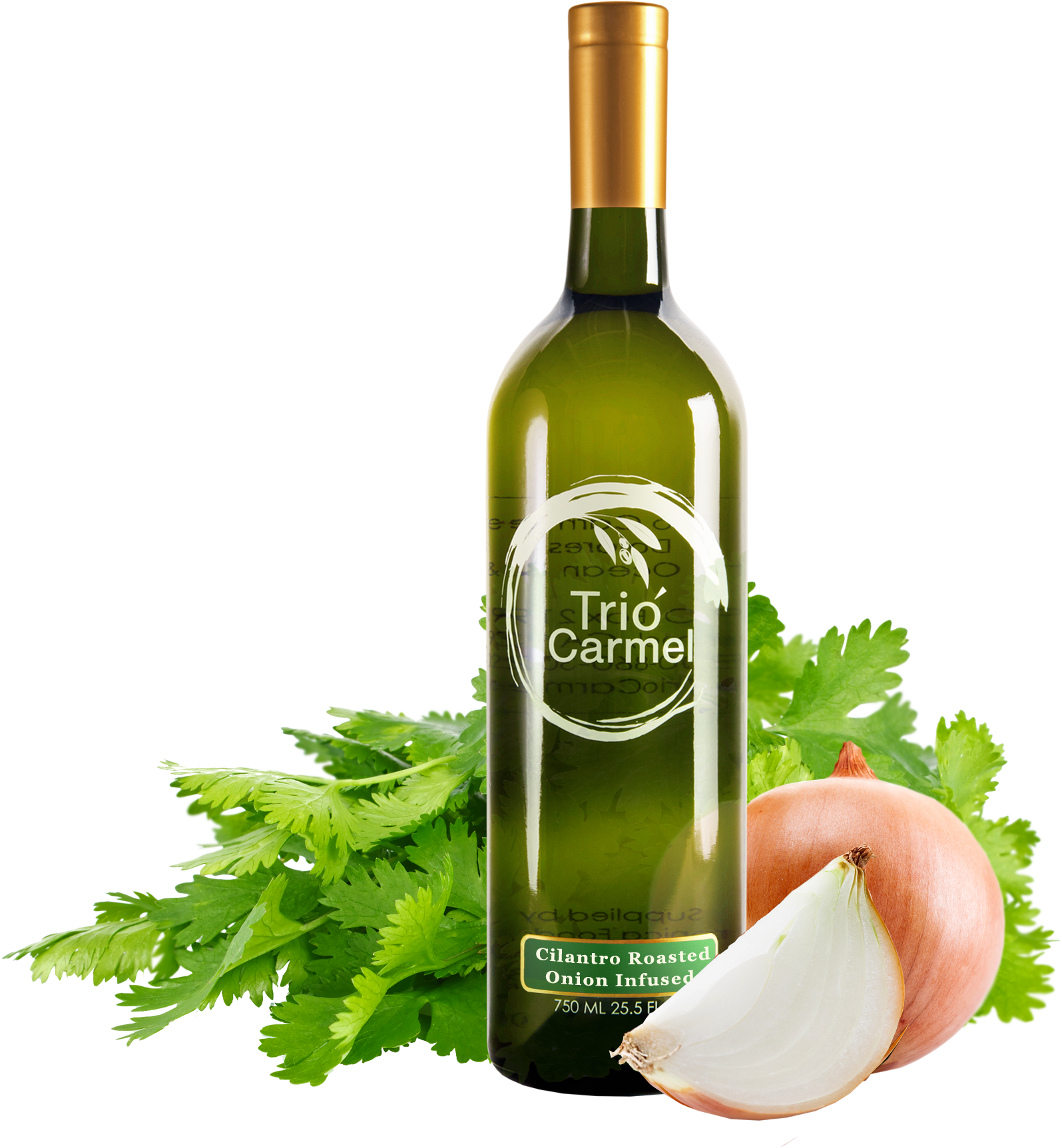 Cilantro & Roasted Onion Olive Oil - Parsley And Cilantro (2400x1800), Png Download