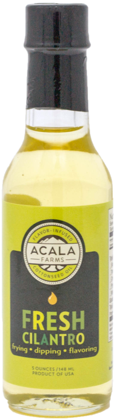 Fresh Cilantro Acala Farms Cooking Oil - Cottonseed Oil - Fresh Roasted Garlic - 5oz Acala Farms (1024x1024), Png Download