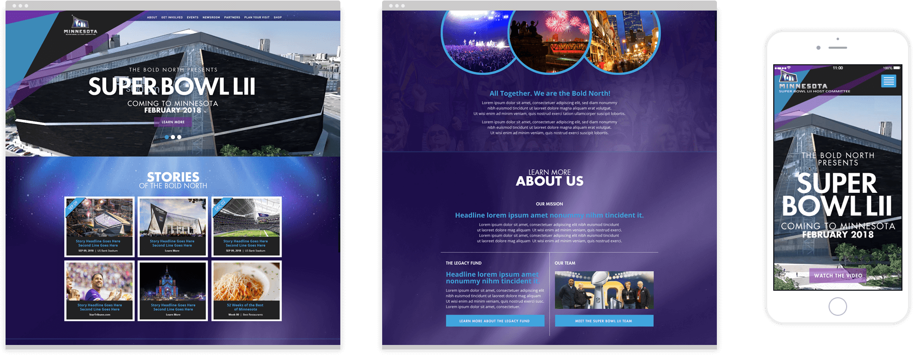 Super Bowl Host Committee - Flyer (2016x1007), Png Download