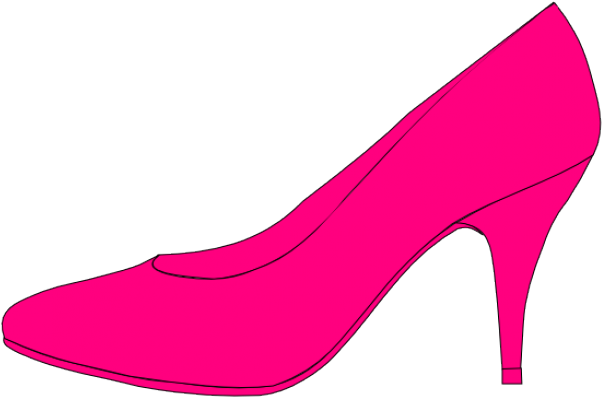 Heels Clipart Cinderella Slipper - Cartoon High Heel Shoes (640x480), Png Download