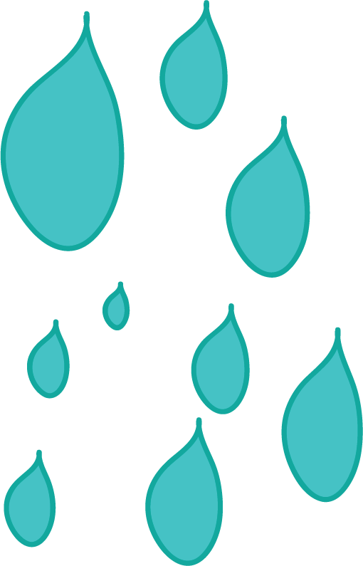 Banner Library Library Cartoon Drop Clip Art Transprent - Rain Drops Cartoon Transparent (510x795), Png Download