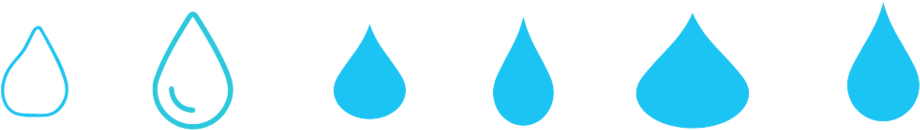 Drops - Portable Network Graphics (1000x270), Png Download