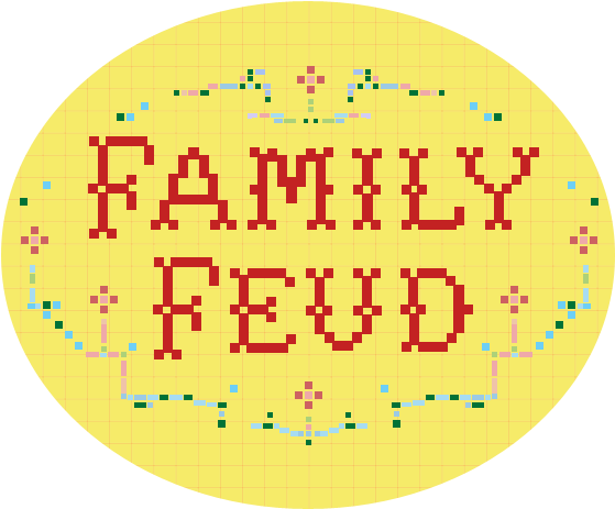 Feud76 - Family Feud (576x479), Png Download