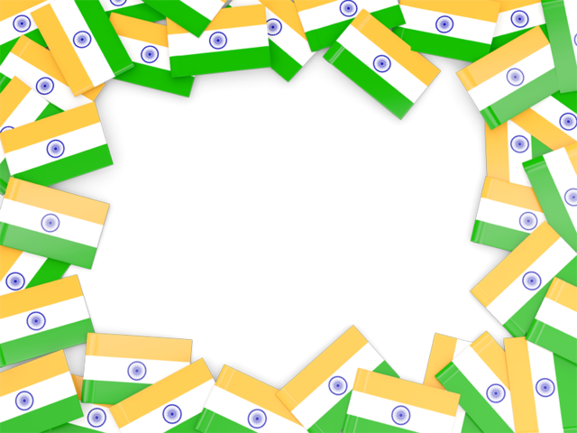 Report Abuse - Frame Flag Of India (640x480), Png Download
