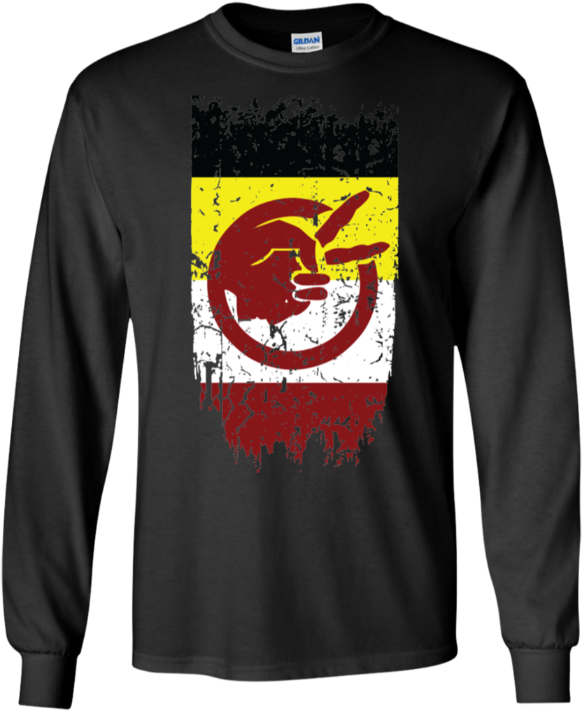 Native American Inspired Lakota Flag Png Lakota Indian - Naruto And Sasuke Supreme Hoodie (1024x1024), Png Download