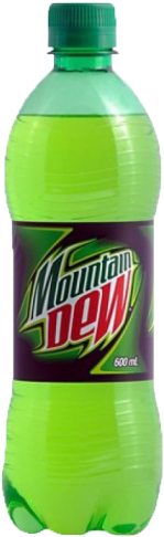 Mountain Dew Soda - 16 Fl Oz (500x515), Png Download
