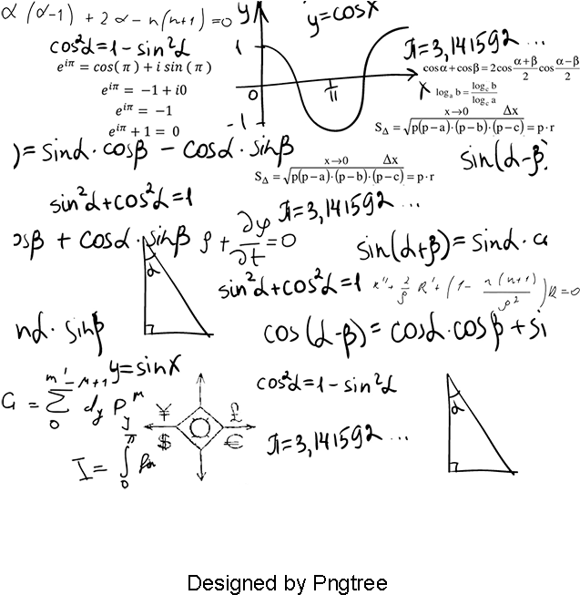 Mathematical Notes, Float, Vector Png And Vector - Mathematics (800x800), Png Download