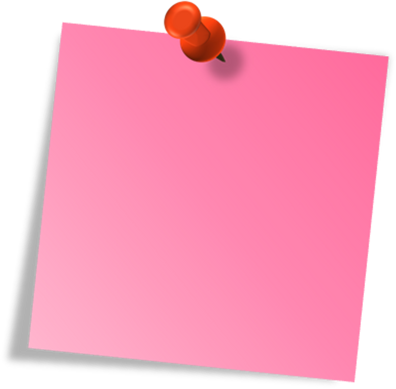 Hey Look Over There - Post It Note Pink Png (800x802), Png Download