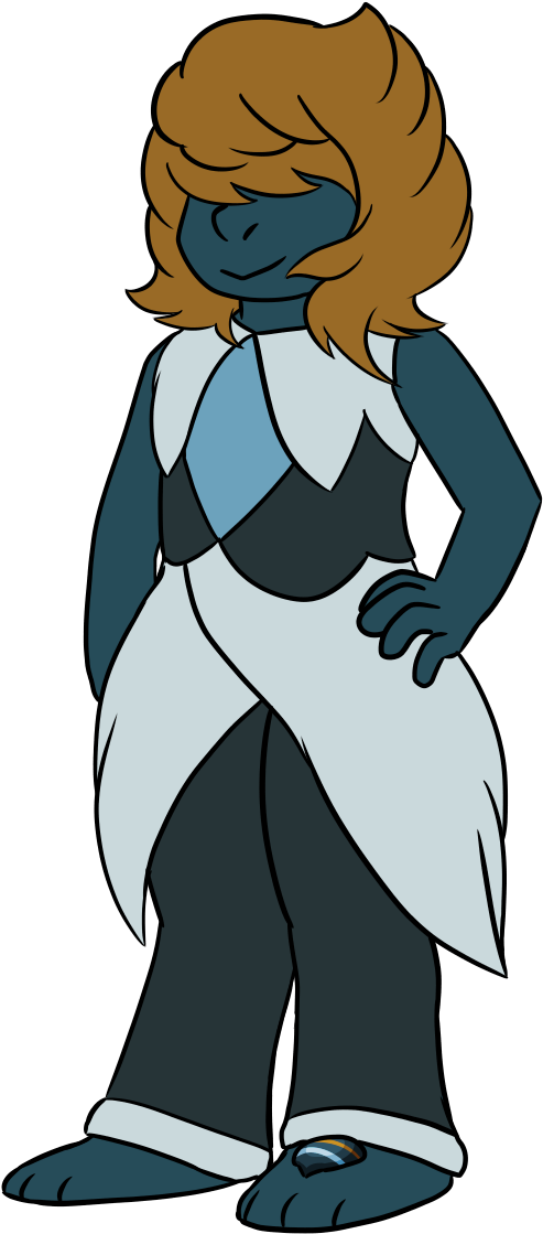 Blue Hawk's Eye - Cartoon (570x1162), Png Download