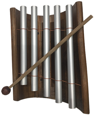 Bamboo Xylophone Chime - Xylophone (416x416), Png Download