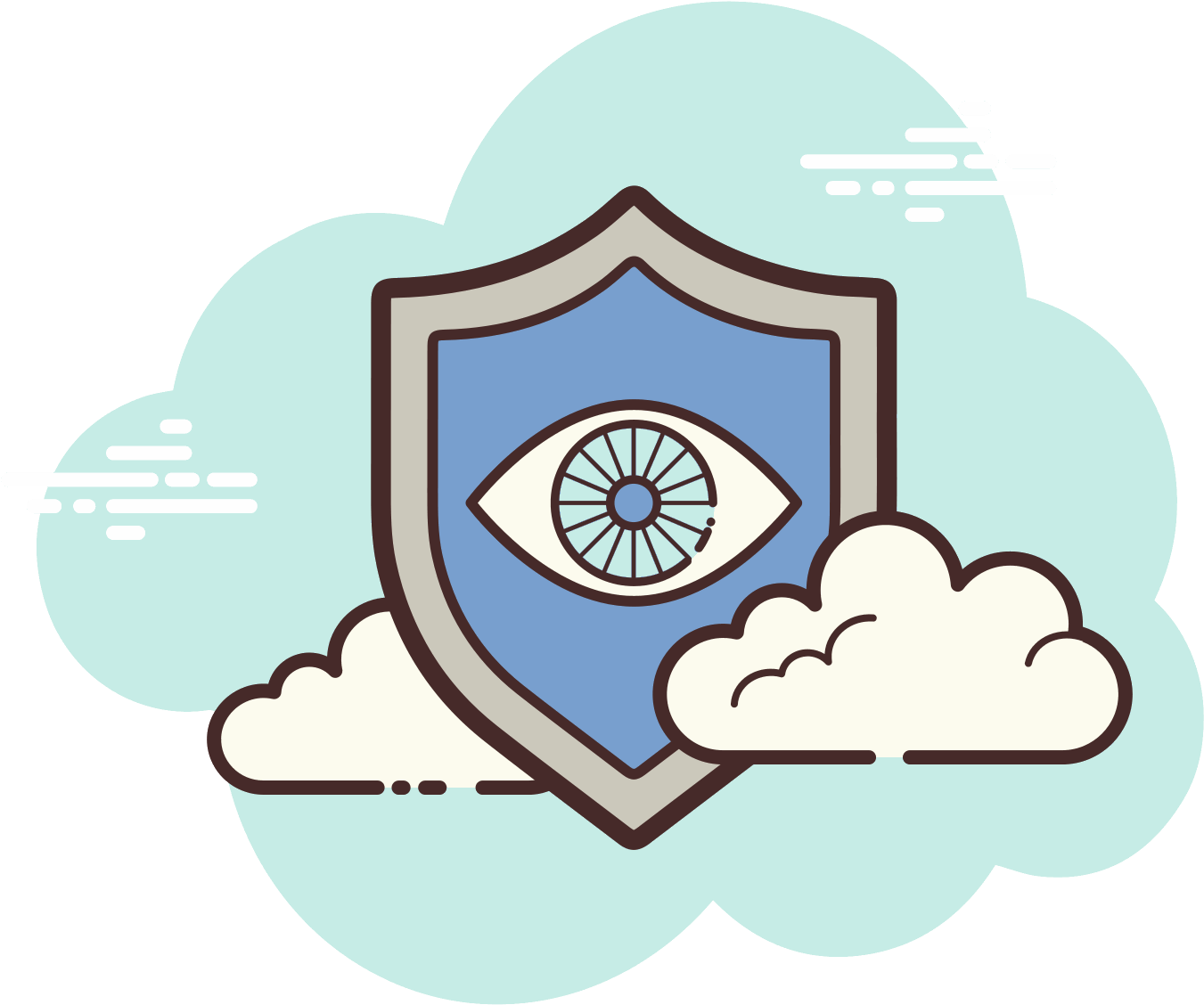 Security Eye Icon - Icon (1600x1600), Png Download