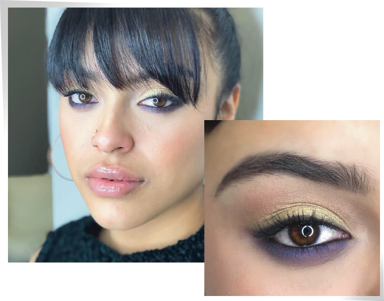 Two Toned Eye - Eye Liner (771x604), Png Download