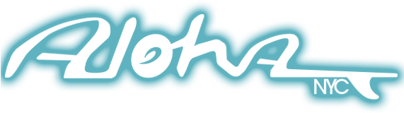 Aloha Nyc Surf School (570x250), Png Download