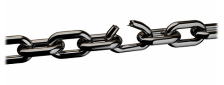 Broken Chain Png Jpg Free Download - Chain With Broken Link (720x340), Png Download