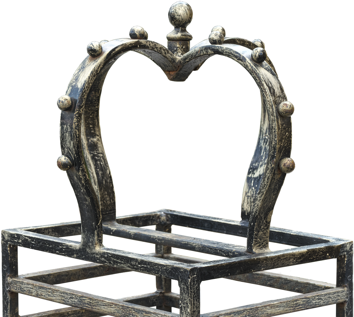 Crown,wrought Design,iron Fence - Fence (1280x1083), Png Download