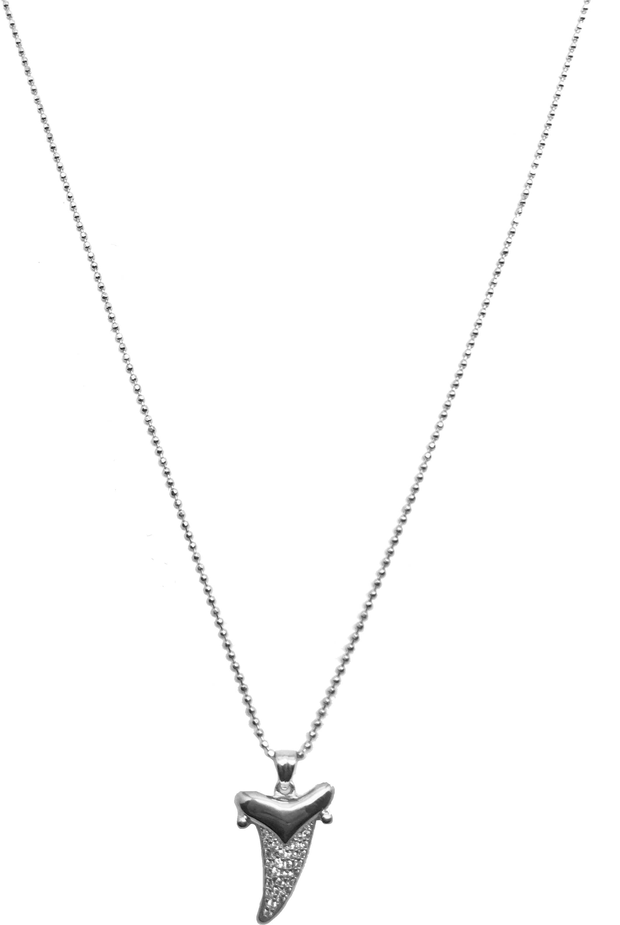 Bruce Pendant Silver - Necklace (2676x3345), Png Download