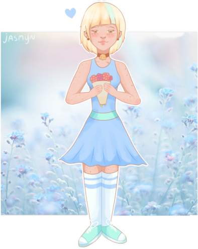 Yes, The Flowers Are From Marco ❤ - Cartoon (500x500), Png Download