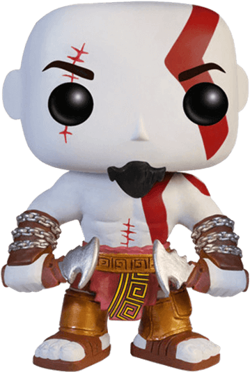 God Of War Kratos Pop Figure - Funko Pop Games God Of War - Kratos (555x555), Png Download