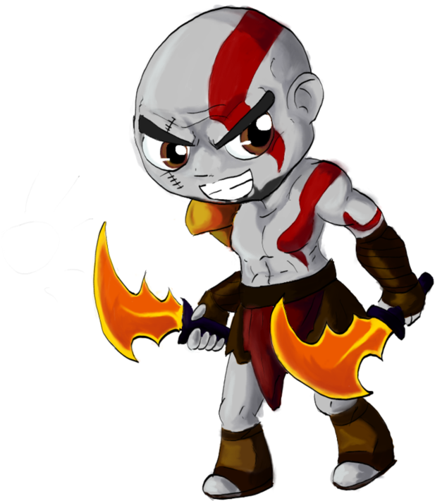 Kratos Transparent Animated Clipart Free Download - God Of War (774x1032), Png Download