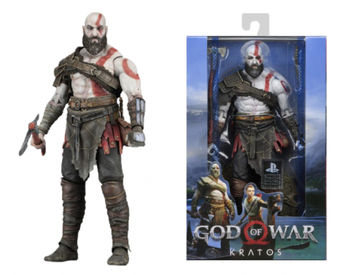 God Of War 4 - Kratos Action Figure - Neca (500x500), Png Download