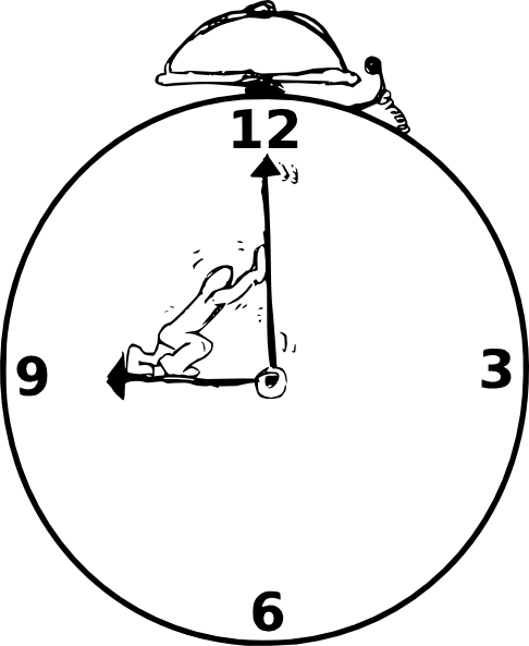 How To Set Use Clock Svg Vector (486x593), Png Download