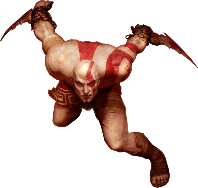 Kratos Png Download - Conan Vs Kratos (698x676), Png Download