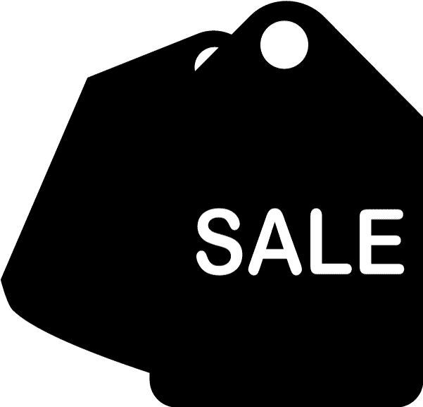 Sale Tag - Sales Tag Black (750x750), Png Download