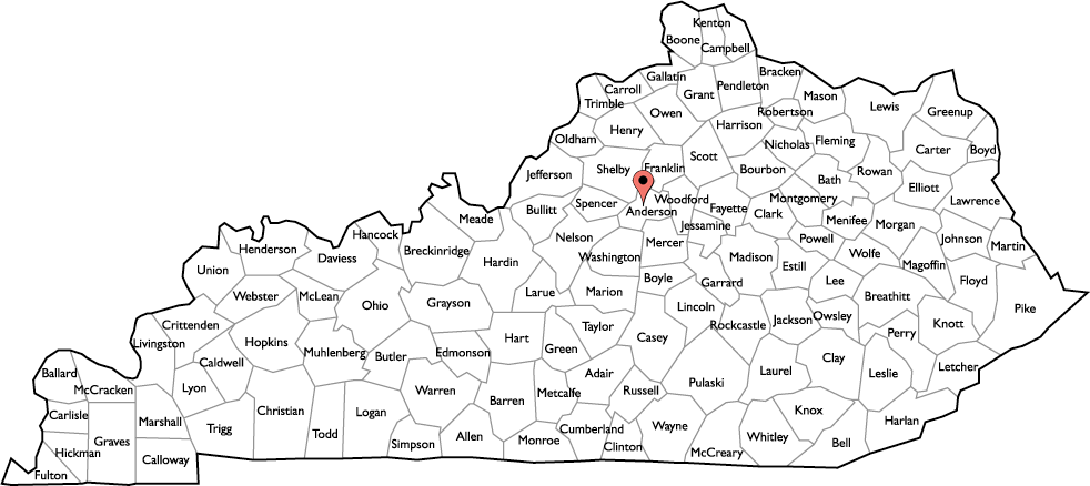 Anderson County - Stanford Kentucky (982x438), Png Download