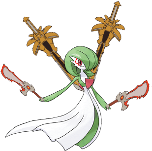 God Of War Clipart Gardevoir - God Of War Stickman (374x333), Png Download