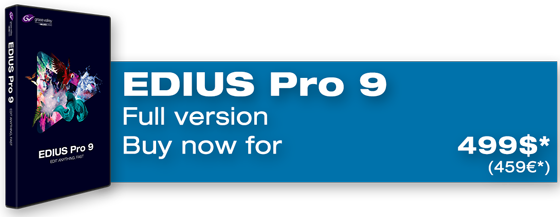 Buy Edius Pro 9 Full Version Now - And (560x217), Png Download