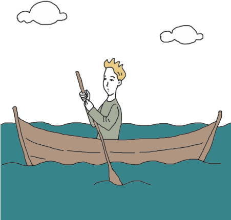 Rowboat - Rowing (450x450), Png Download