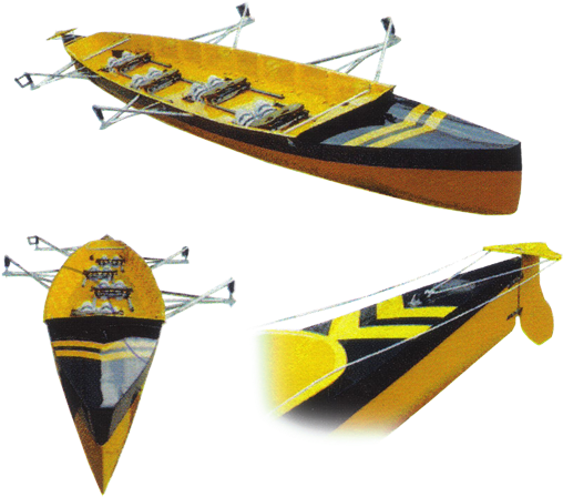 As With All Our Boats, You Can Choose The Colour Of - Sea Rowing (540x481), Png Download