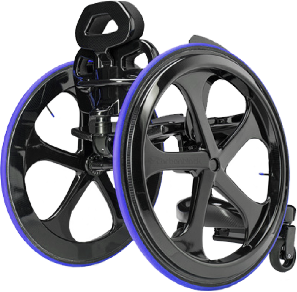 The Ultimate Lightweight Wheelchair - Carbon Fiber Wheelchair (1000x982), Png Download