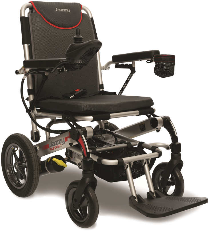 Jazzy Passport Folding Power Chair By Pride Mobility - Jazzy Passport (860x860), Png Download