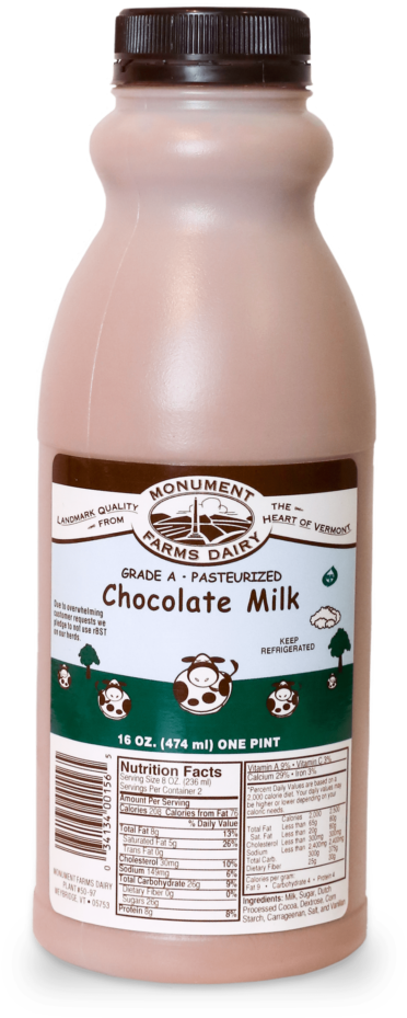 Monument Farms Chocolate Milk (800x1252), Png Download