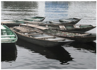 Poster: Mpalis' Wooden Row Boats, 61x41cm. (400x400), Png Download