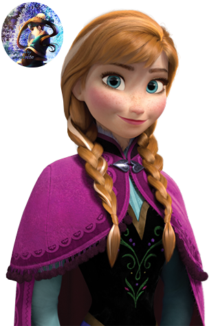 Anna Clipart - Anna Frozen Jpg (304x473), Png Download