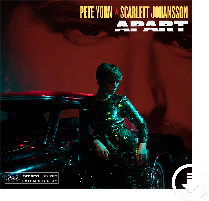 "apart" Ep - Pete Yorn Scarlett Johansson Apart (1000x1000), Png Download