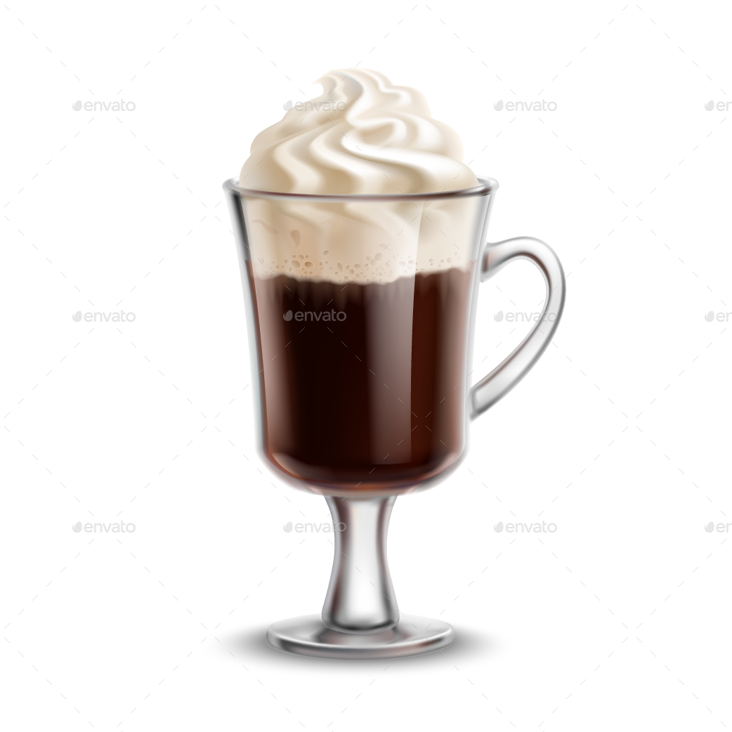 Irish Coffee Irish Coffee Royaltyfree (1042x1042), Png Download